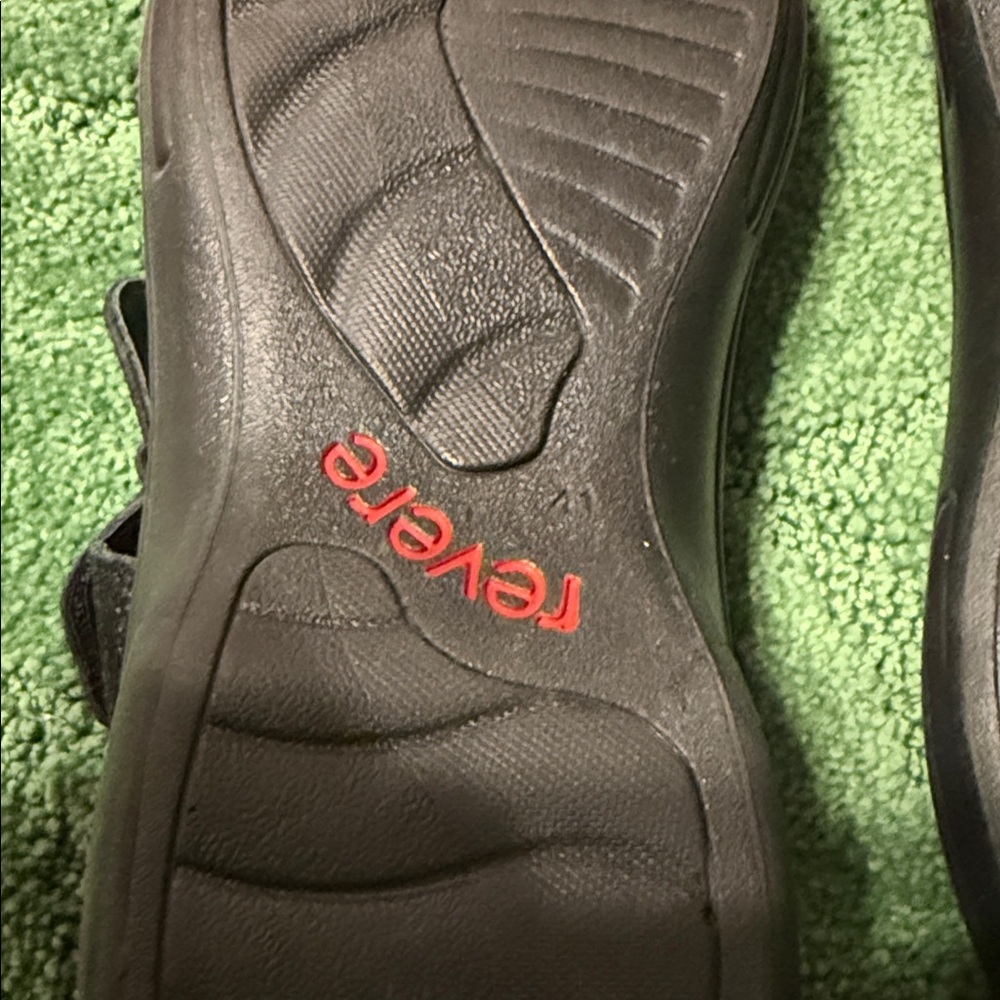Revere Miama Black Lizard Strappy Comfort Sandals. Size 41UK - Picture 3 of 8